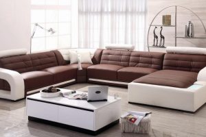 Furniture + Accessories Thumbnail size Brown Combination Escorted By Unique Arch Lamp Rectangle Shelf Table Escorted By Unique Sofa Beds Living Room Style Elegant Also Innovative Leather Sofa Sectional Escorted By White Also Simple Scheme 2